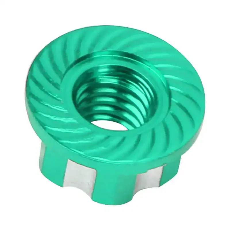 4 pezzi M4 intaglio dadi esagonali in lega di alluminio adatti per HSP Sakura D3 D4 1/10 RC Car