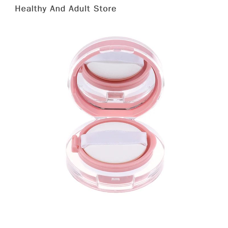Roze Mini Luchtkussen Foundation DIY Box Lege Bladerdeegdoos Met Spiegel Voor BB Cream Cosmetische Container Make-up Case Huidverzorging