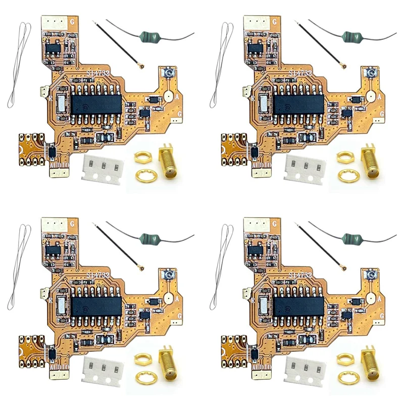 -A96Z 4X SI4732 Chip e modulo di modifica del componente dell'oscillatore a cristallo per Uvk5/K6 PLUS versione FPC per Quansheng UV-K5