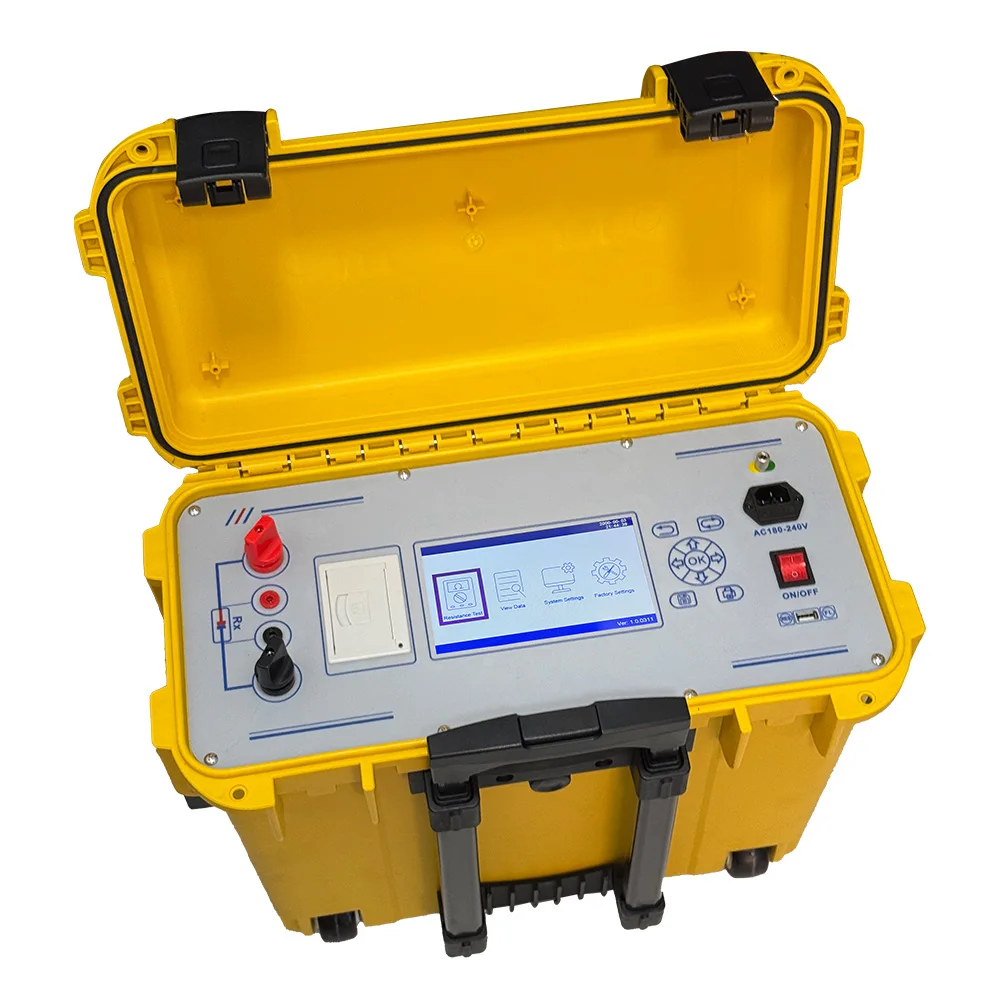 JHJC300A DC 100A~300A High Precision Portable 300A Micro Ohm Meter for Circuit Breaker Resistance Testing