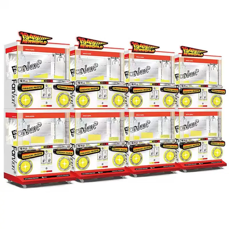 

Игровой автомат-кран для 4 игроков премиум-класса с настраиваемой платежной системой и гарантией 1 год для парков развлечений