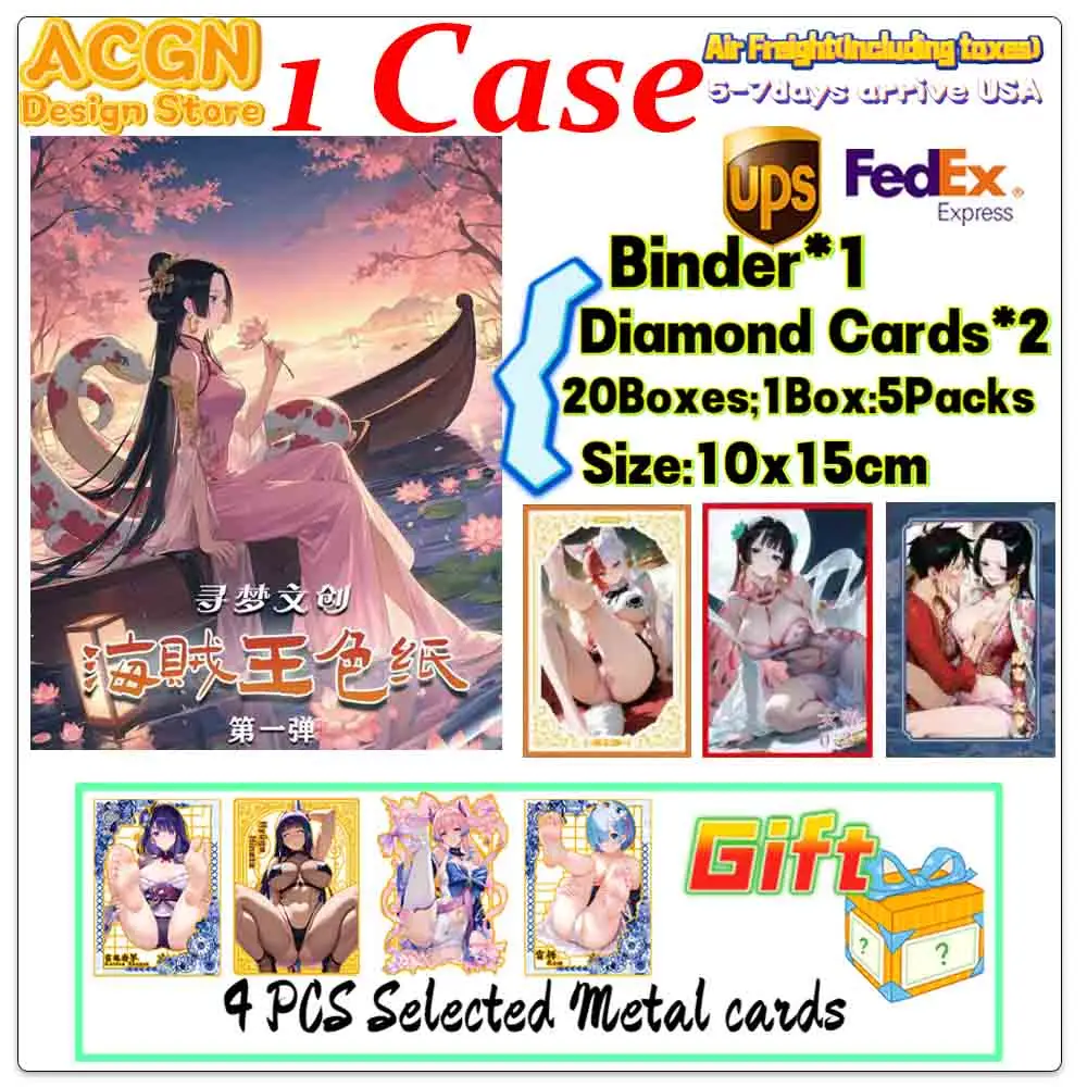 

2025 Xunmeng Cultural and Creative One Piece Beautiful and Emotional Acrylic Anime Card Board Birthday Gifts for Boys and Girls