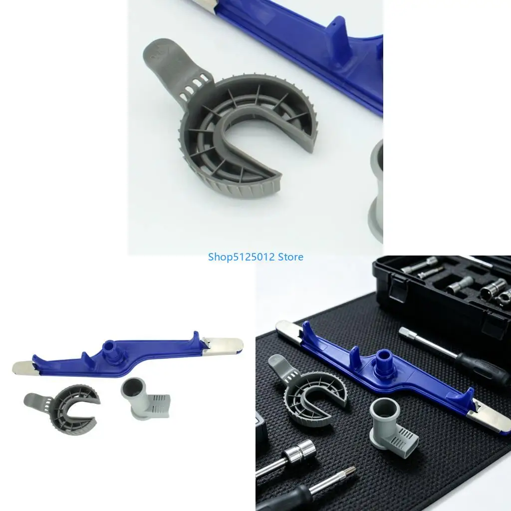 G8TC Rotating Dishwasher Wash Arm Replacement 3-Piece Set with Lower Arm, Support, and Drain Filter for Water Distribution
