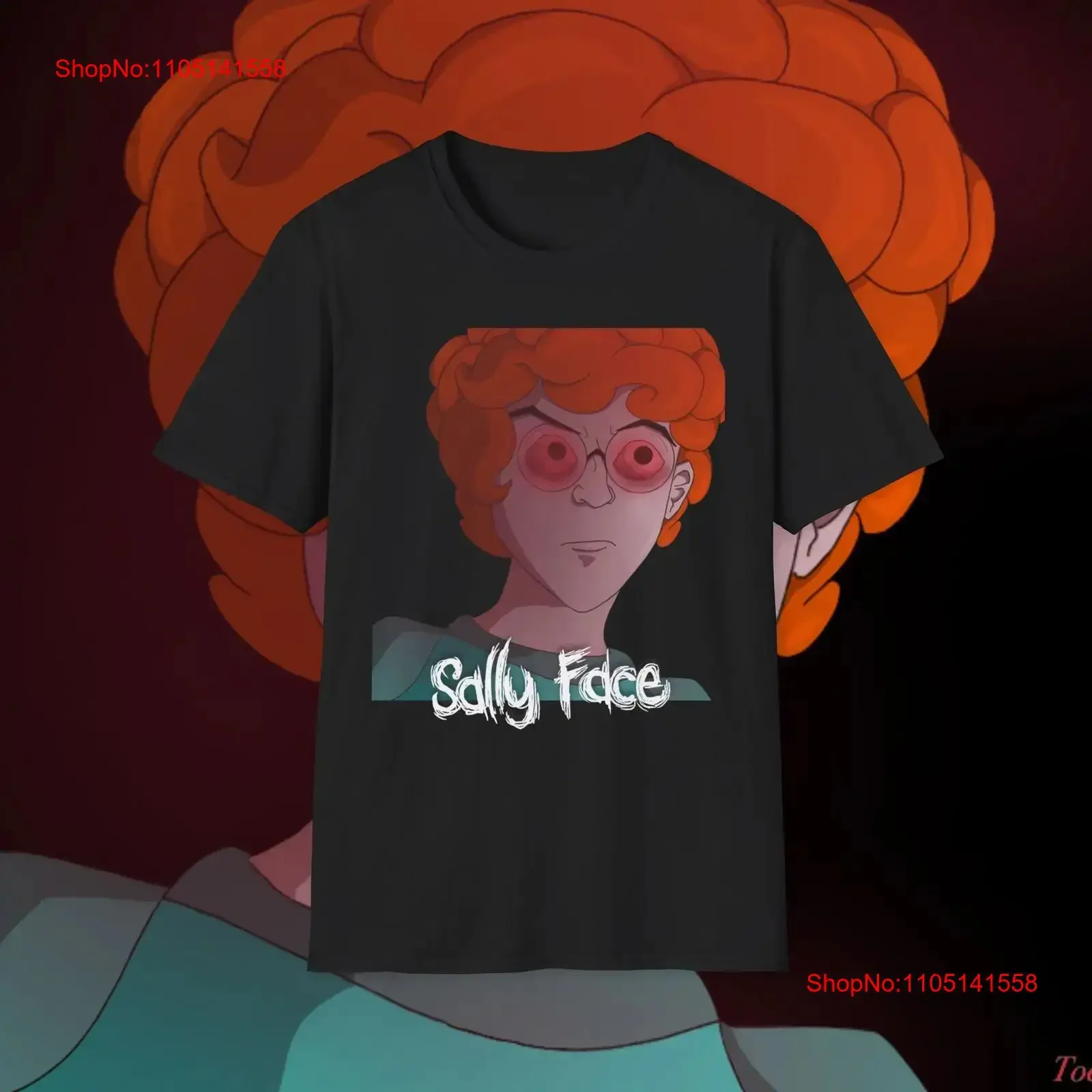 Sally Face Todd Morrison Larry Softstyle T Shirt Top vintage Washed Stylish Comfortable graphic Top For Everyday Wear Casual