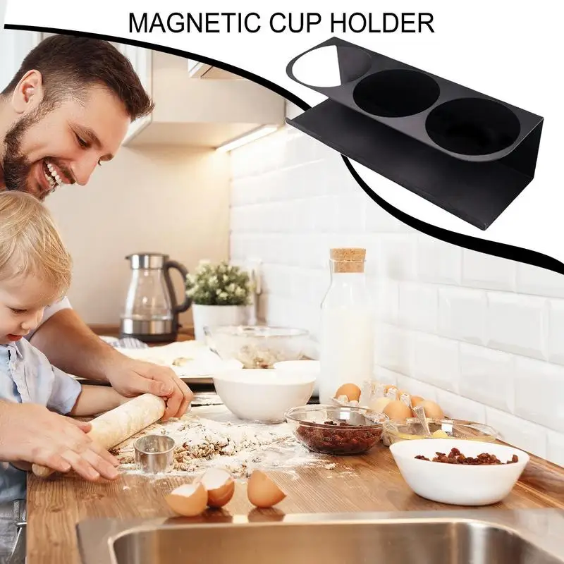 

Magnetic Cup Storage Rack Holder For Fridge For CupWater Bottle Tumbler Holder Bottle Organizer Rack​