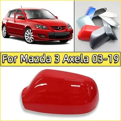 Outsde Door Rearview Mirror Shell  Cover Housing For Mazda 3 BK Axela 2003 2004 2005 2006 2007 2008 2009 Wing Side Mirror Cap