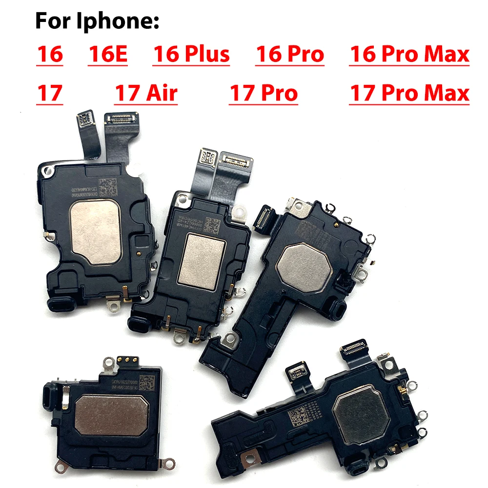 For Iphone 16 Plus Pro Max 16E 17 Air Pro Max Earpiece top Speaker Sound Receiver headphone ecouteur earphone Flex Cable