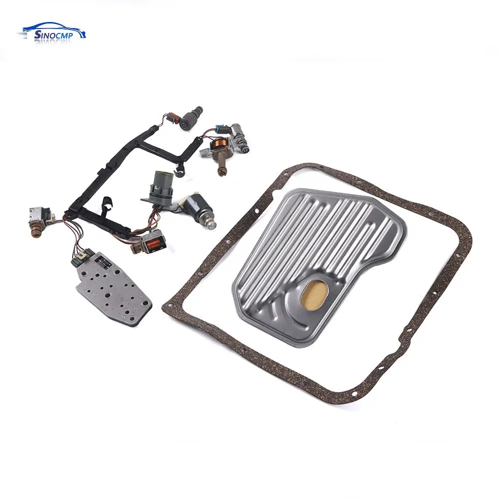 4L60E 4L65E Transmission Solenoid Kit Set W/Harness For 1993-2005 GM Buick Cadillac Growth Camaro Carriage Blazer Special Envoy