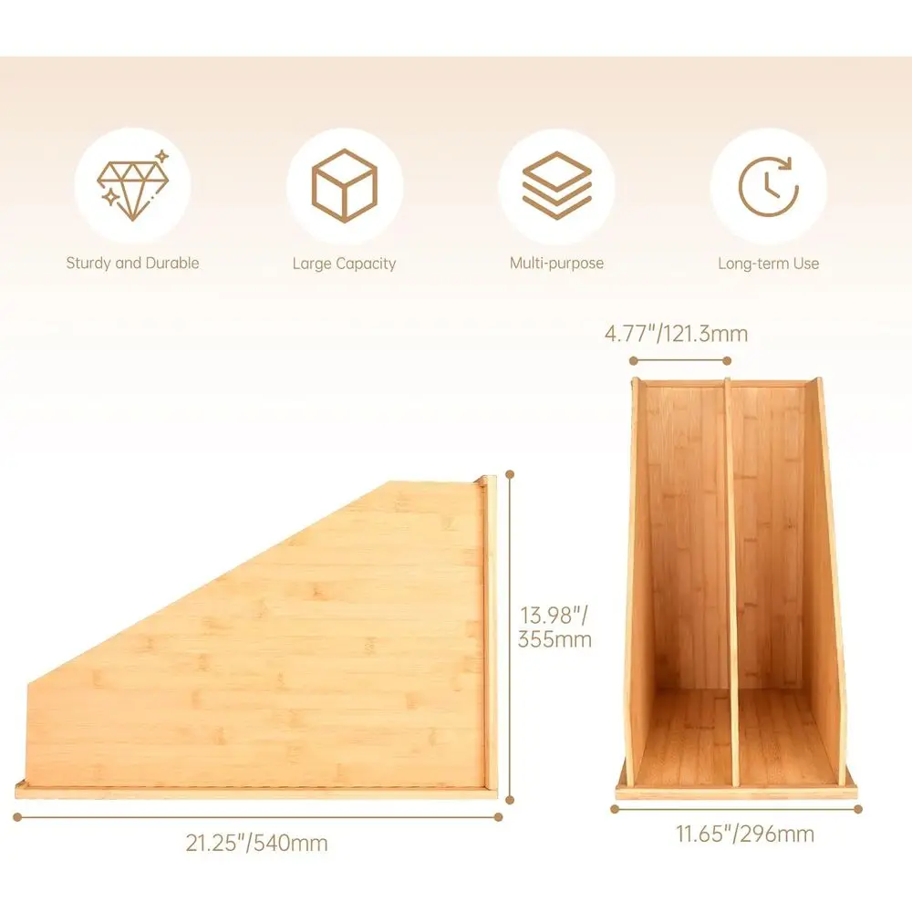 ตู้เก็บของไม้ไผ่สำหรับถาดอบ ถาดรองอบ และอุปกรณ์ครัว