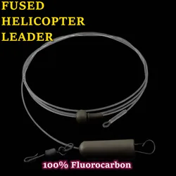 Carp Fishing Leader 100% Fluorocarbon material Fused Helicopter For Carp Leads Camping Peche carpe