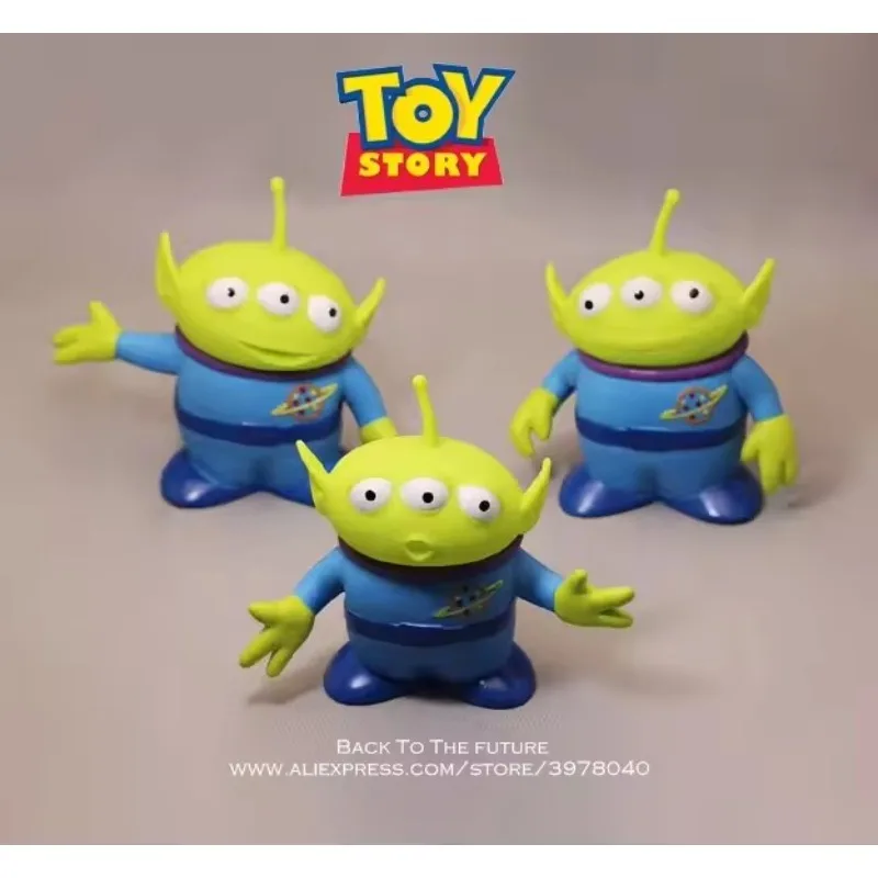 Urocza lalka Disney Toy Story Trzy Oczy Obcy Figurka Akcji PVC Model GK Dekoracja Figurka Ozdoba Zabawka Prezent Urodzinowy dla Dzieci