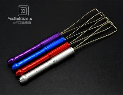 1pc Steel Wire Mechanical Keyboard Keycap Puller Aluminum Alloy 304 Stainless Steel Key Caps Remover