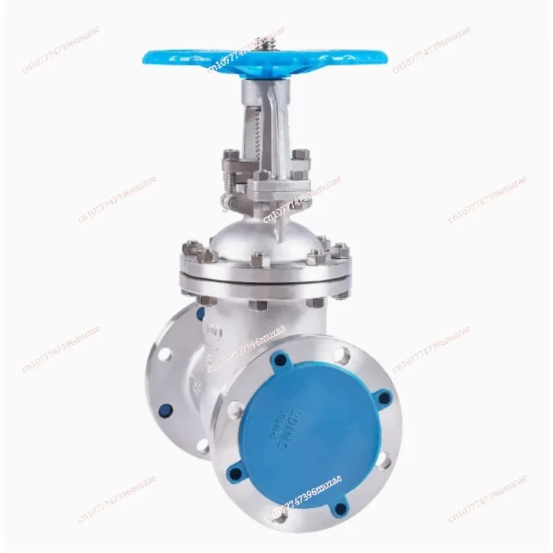 Stainless steel flange gate valve Z41W-10/16P/25 304 national standard water high temperature steam heat conduction oil DN100