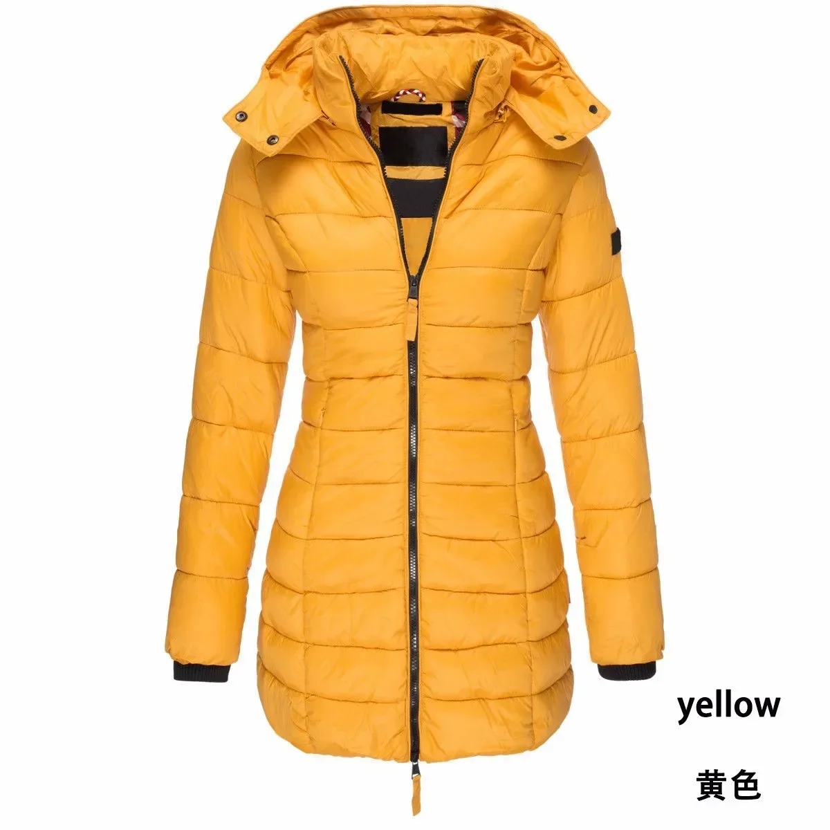 Inverno coreano novas roupas acolchoadas de algodão feminino médio longo fino algodão acolchoado jaqueta quente para baixo algodão acolchoado jaqueta