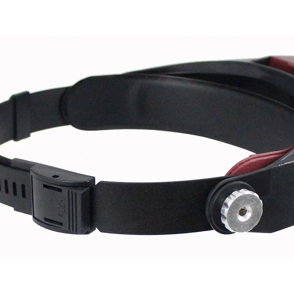 LED Light Headworn แว่นขยายแฮนด์ฟรีแว่นขยาย 1.5x 3x 8.5x 10x ปรับนาฬิกาอุปกรณ์ซ่อม