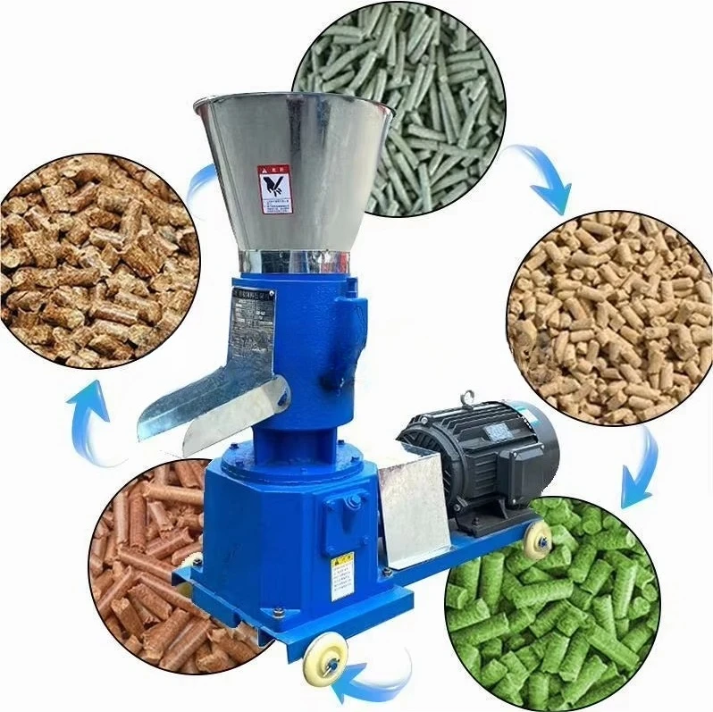 High-quality small diesel granulator for animal feed and cattle and poultry straw granulators