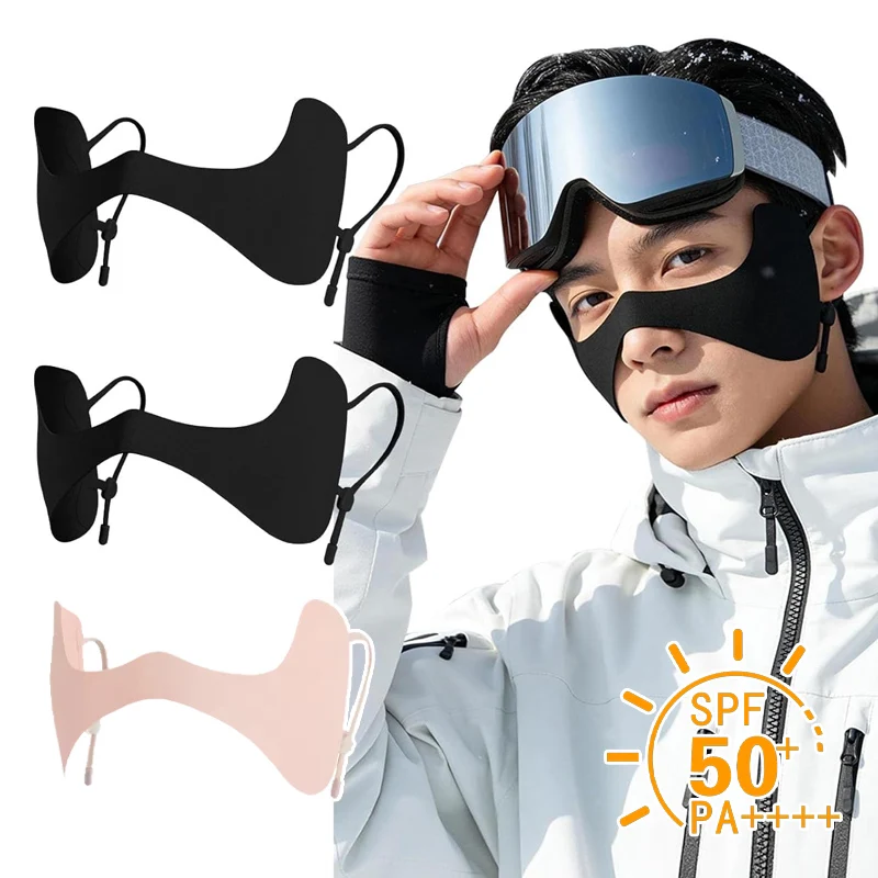 

Outdoor Sports Ice Silk Bow Face Mask Seamless UV Protection Gaiter for Golf Hiking Lightweight Breathable Sun Safety Essential