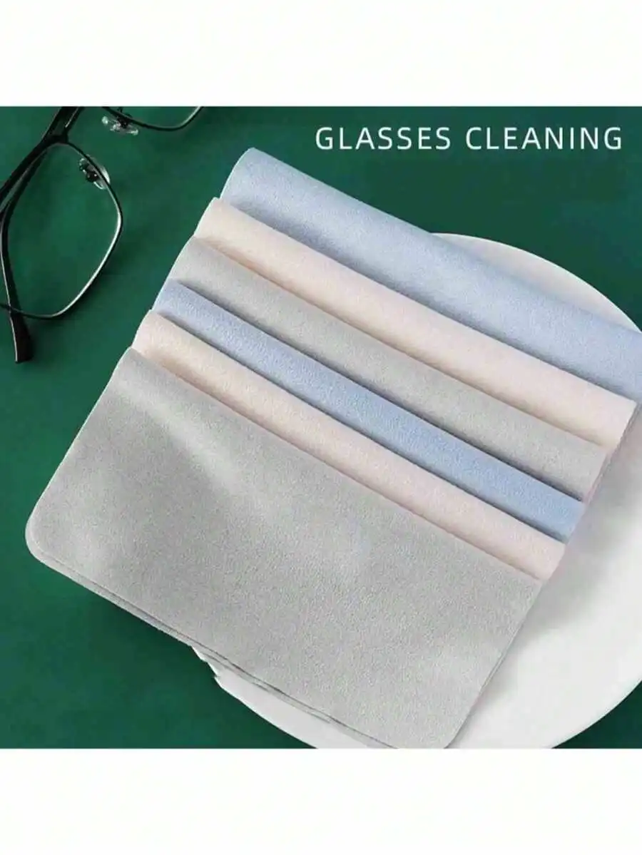 Microfiber Cleaning Cloth For Glasses Eyewear Lens Cleaner Soft Non Scratch Cloth