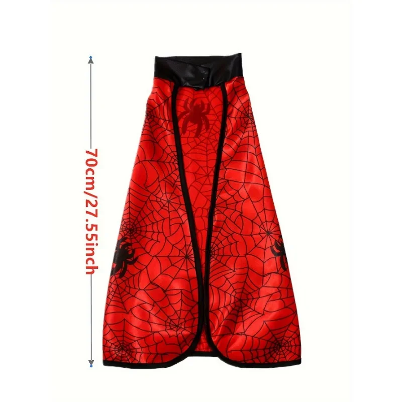 كيب إن تويلي d'araig dne pour garçon, avec masque d'Halloween et poignets, ensemble de tenue de personalage de heros نابض بالحياة #3