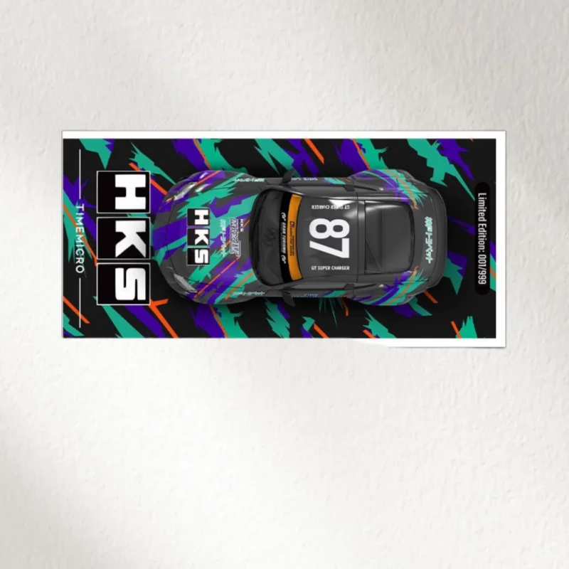 TM Diecast 1/64 Bilancia Nissan Modello In Lega di Auto Nissan 400Z ADVAN HKS Gioca Veicoli Giocattoli per I Ragazzi Regalo Scatola Originale