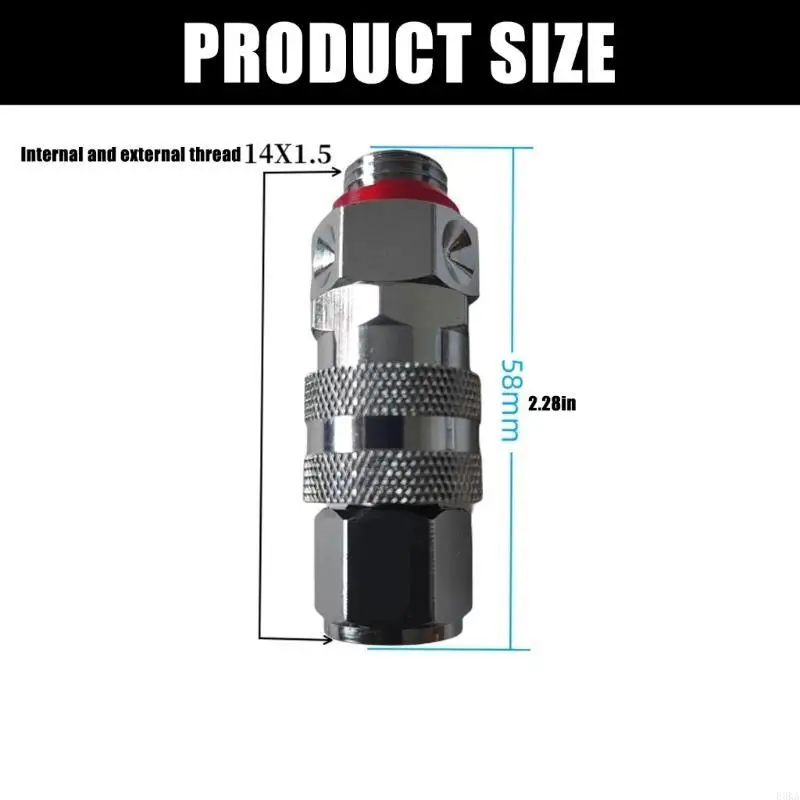   Sturdy Stainless Steel Quick Connection Coupling for Easy Sprayer Setups Designs for Efficient Garden and Farm Use