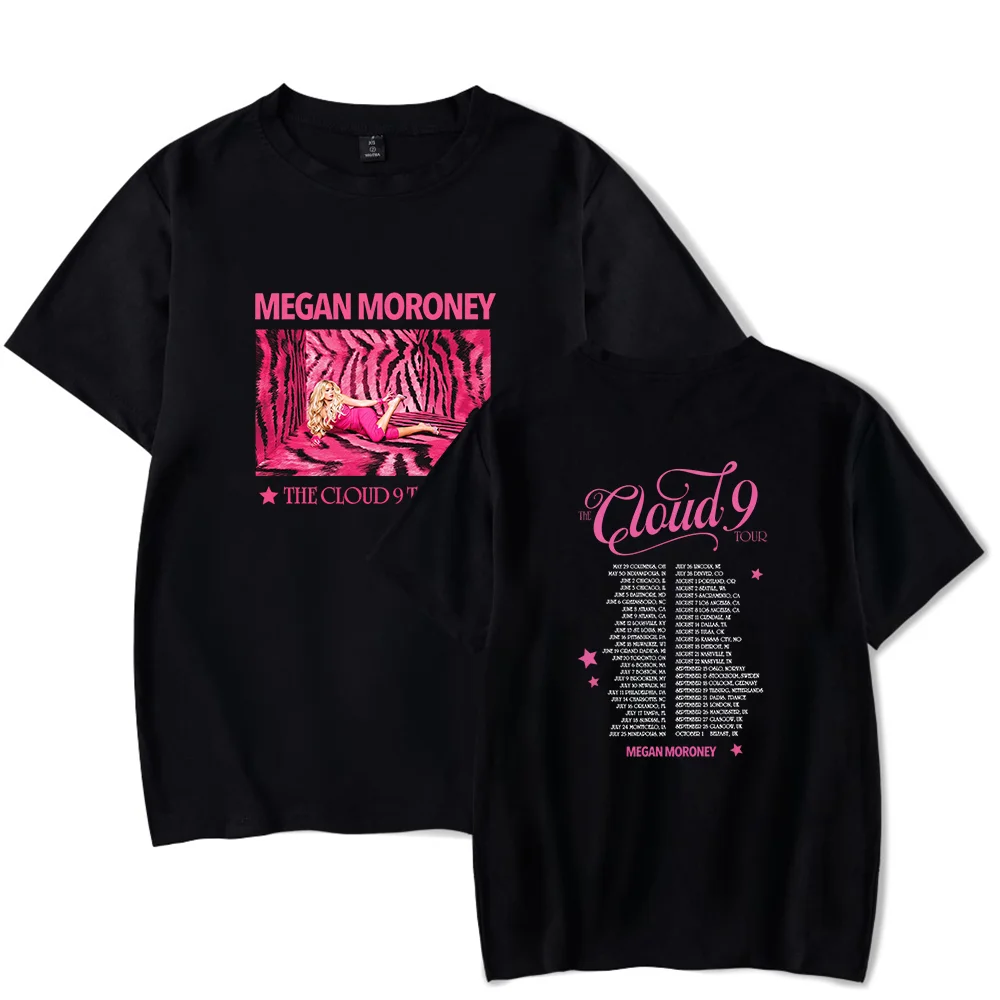 Megan Moroney Tshirt Merch Cloud9 Photo Tour Crewneck Short Sleeve Men Women Tee Tops Casual