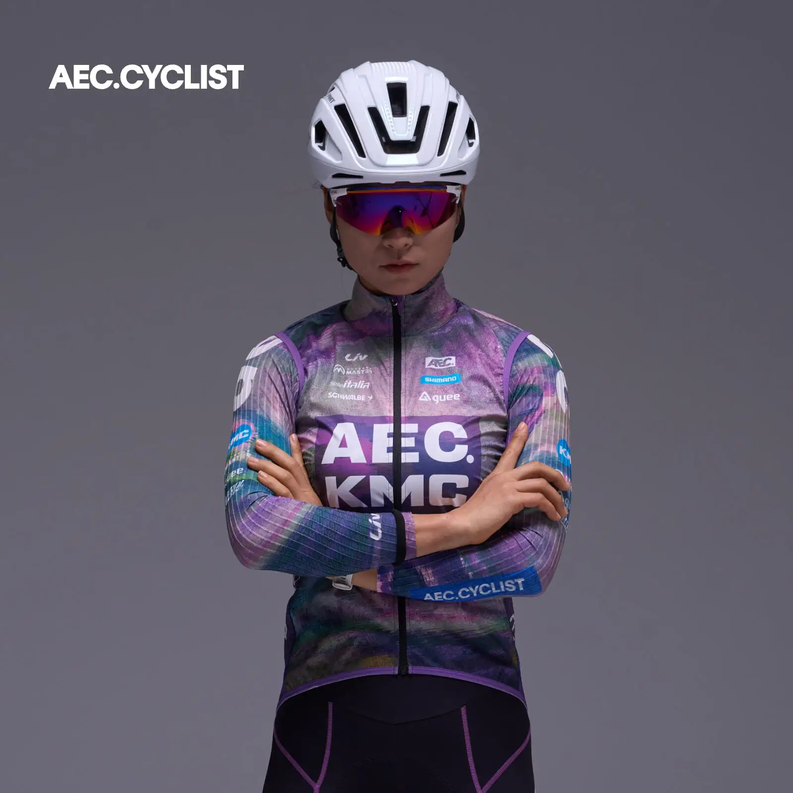 

Женская велосипедная куртка AEC-KMC: ветрозащитная, быстросохнущая, с молнией YKK, теплая одежда для MTB