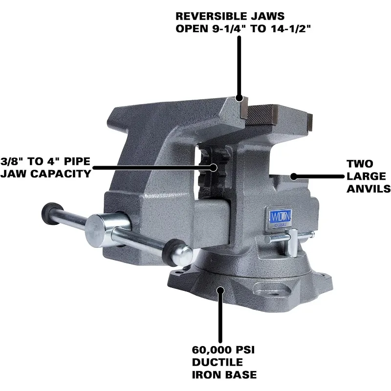 Reversible Bench Vise, 8