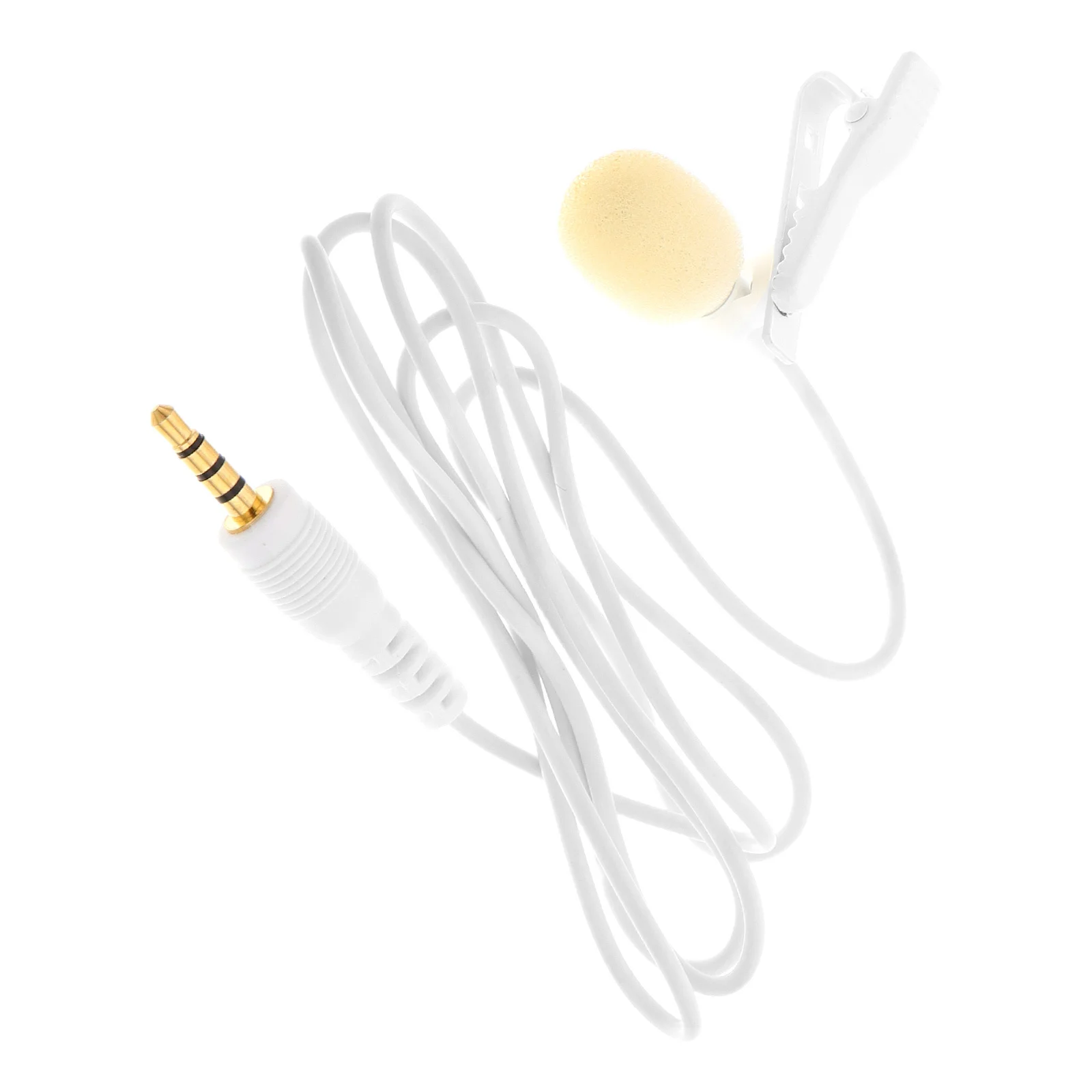 

Mini Lavalier Clip-on Microphone for Smartphones Portable Mic Perfect for Teaching Sports Interviews Small Shirt Microphone