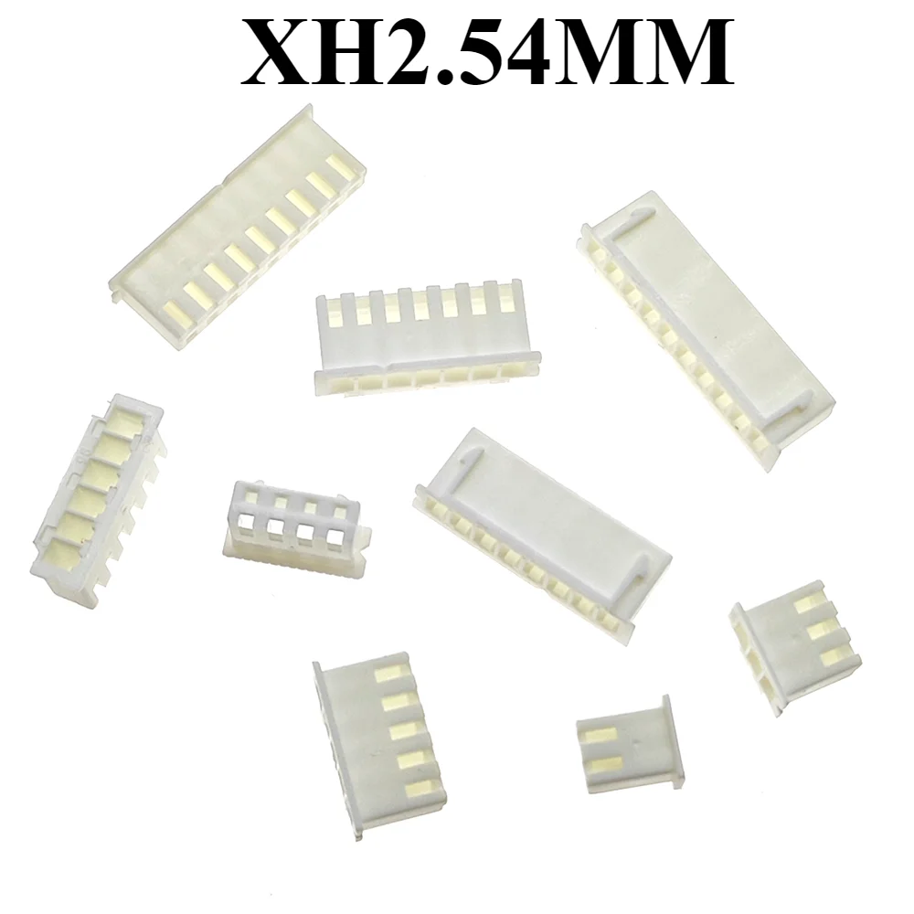 50pcs 1.0mm 1.25mm 1.5mm 2.0mm 2.54mm SH JST PH XH Housing Shell Connector 2/3/4/5/6/7/8/9/10P 1.0 1.25 2.0 2.54 Plastic Plugs