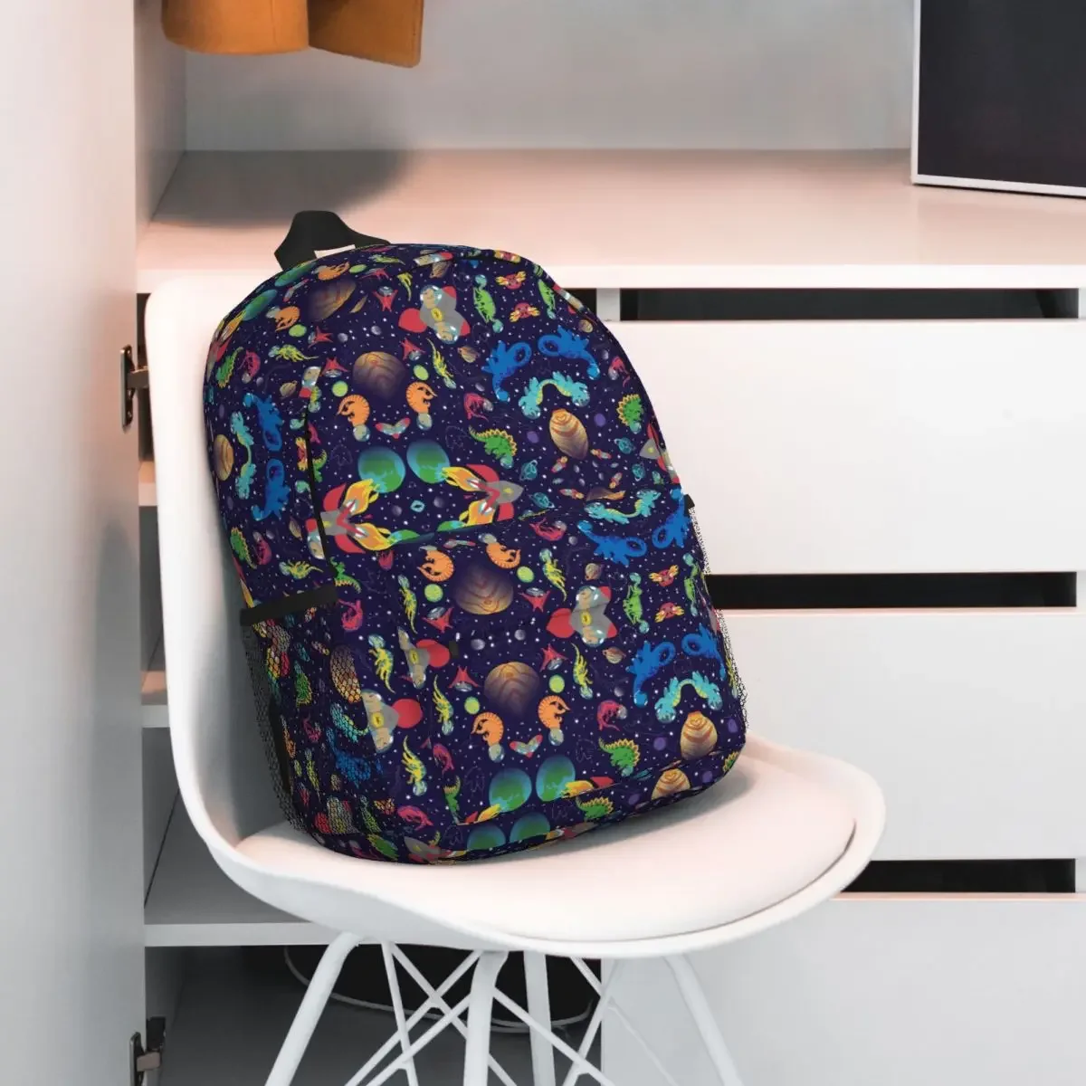 Sac à dos dinosaures et constellations de l'espace, cartable pour adolescent, sacs d'école pour étudiants, sac à dos pour ordinateur portable, sac initié, grande capacité