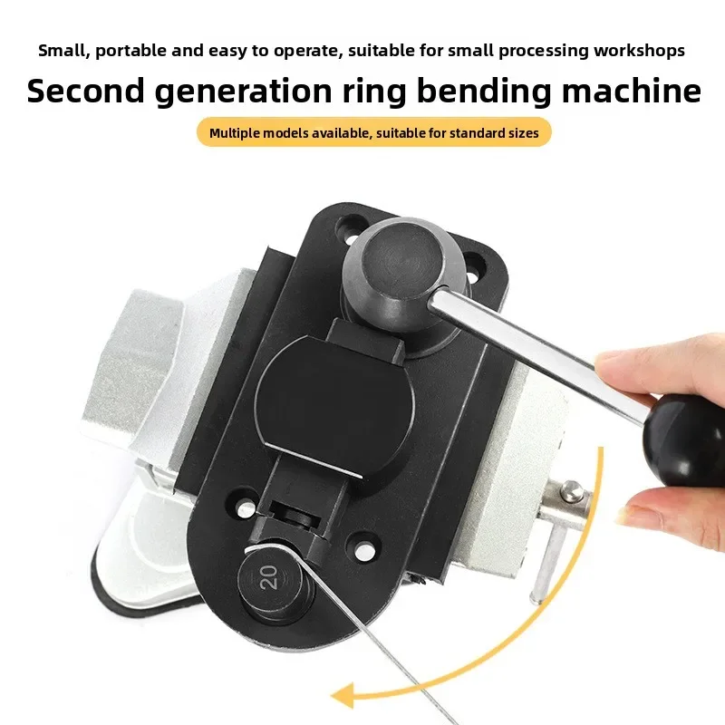 New Second-generation Black Ring Bending Machine, Small Gold, Silver and Copper Round Bending Machine, for DIY Jewelry Tools