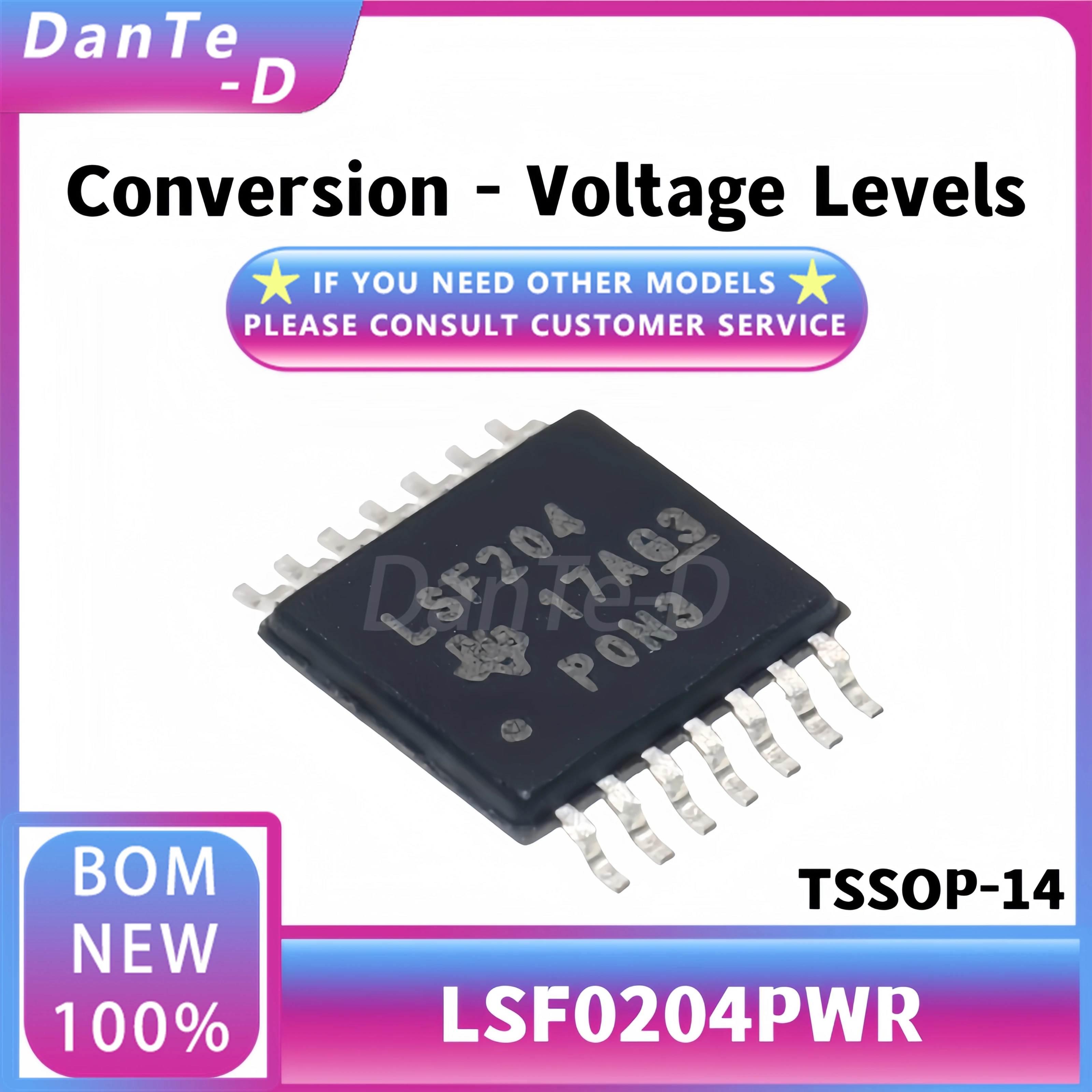 10PCS LSF0204PWR TSSOP-14 4-bit bidirectional multi-voltage level converter chip New original authentic