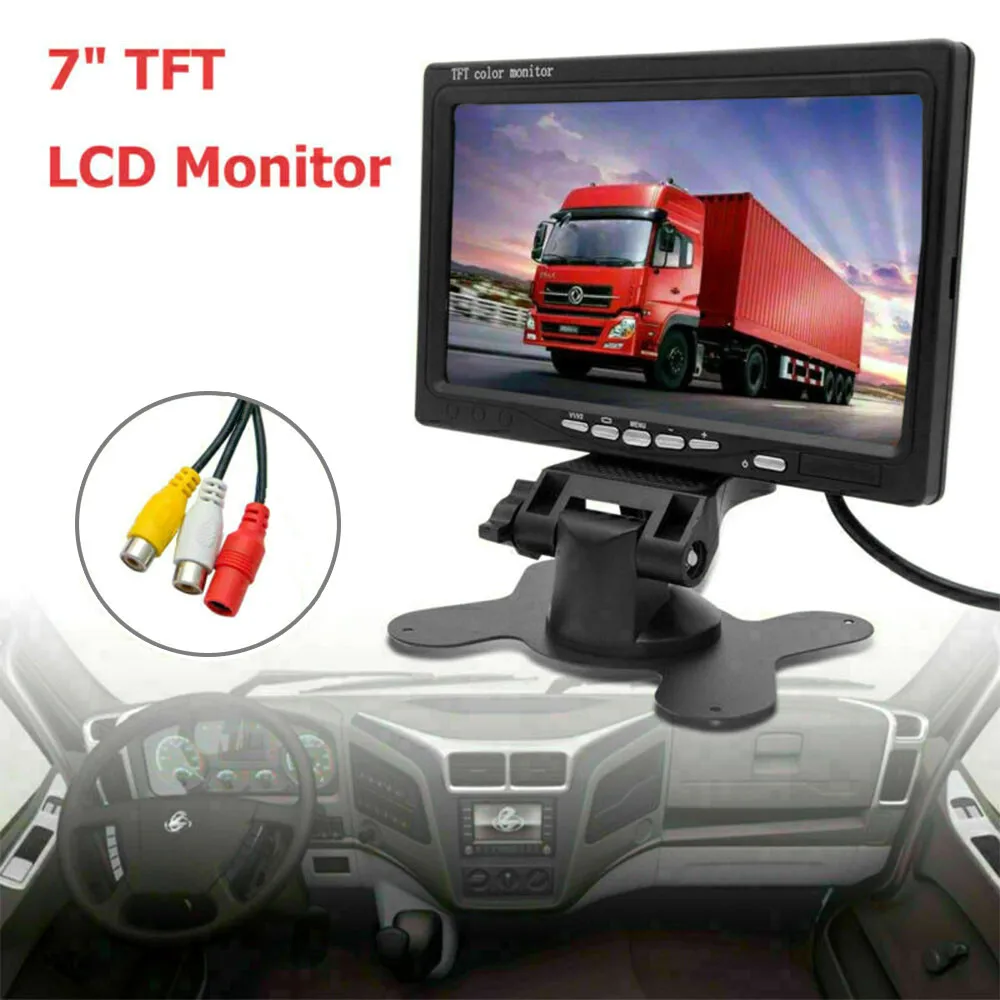 

7inch TFT LCD Color Car Monitor Screen for Rear View Reverse Backup Truck Camera