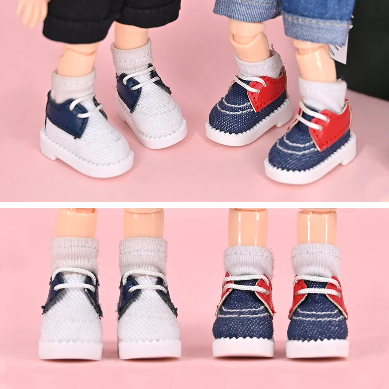 Obitsu 11 2.5x1.2cm Canvas Shoes GSC OB11 Doll Accessories Fashion Mini Toy Sneaker Shoes For 1/12 BJD Doll, YMY, Gsc Dod Dolls