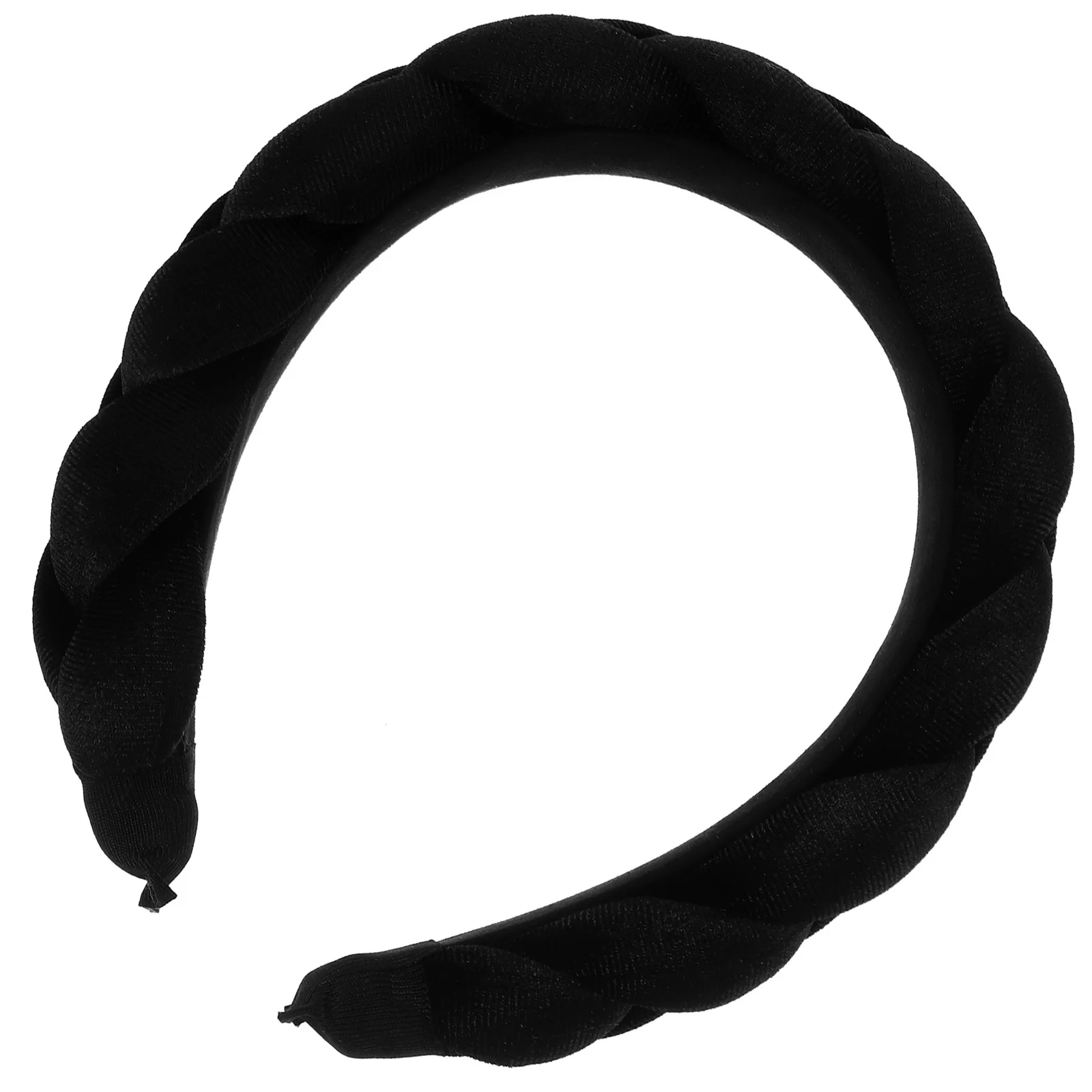 

Braided Headband For Women Wide Fabric Hair Hoop Retro Styling Band Party Wedding Decorative Accessory Lightweight
