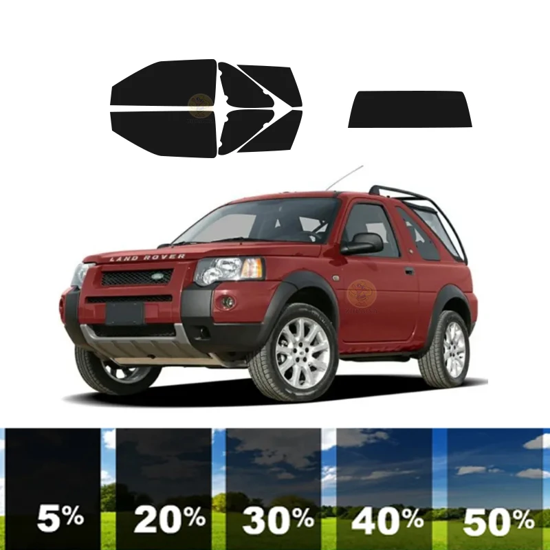 

precut Removable Window Tint Film For Car 100% UVR 5%-70%VLT Heat Insulation Carbon ﻿For LAND ROVER FREELANDER 2DR SUV 2003-2006