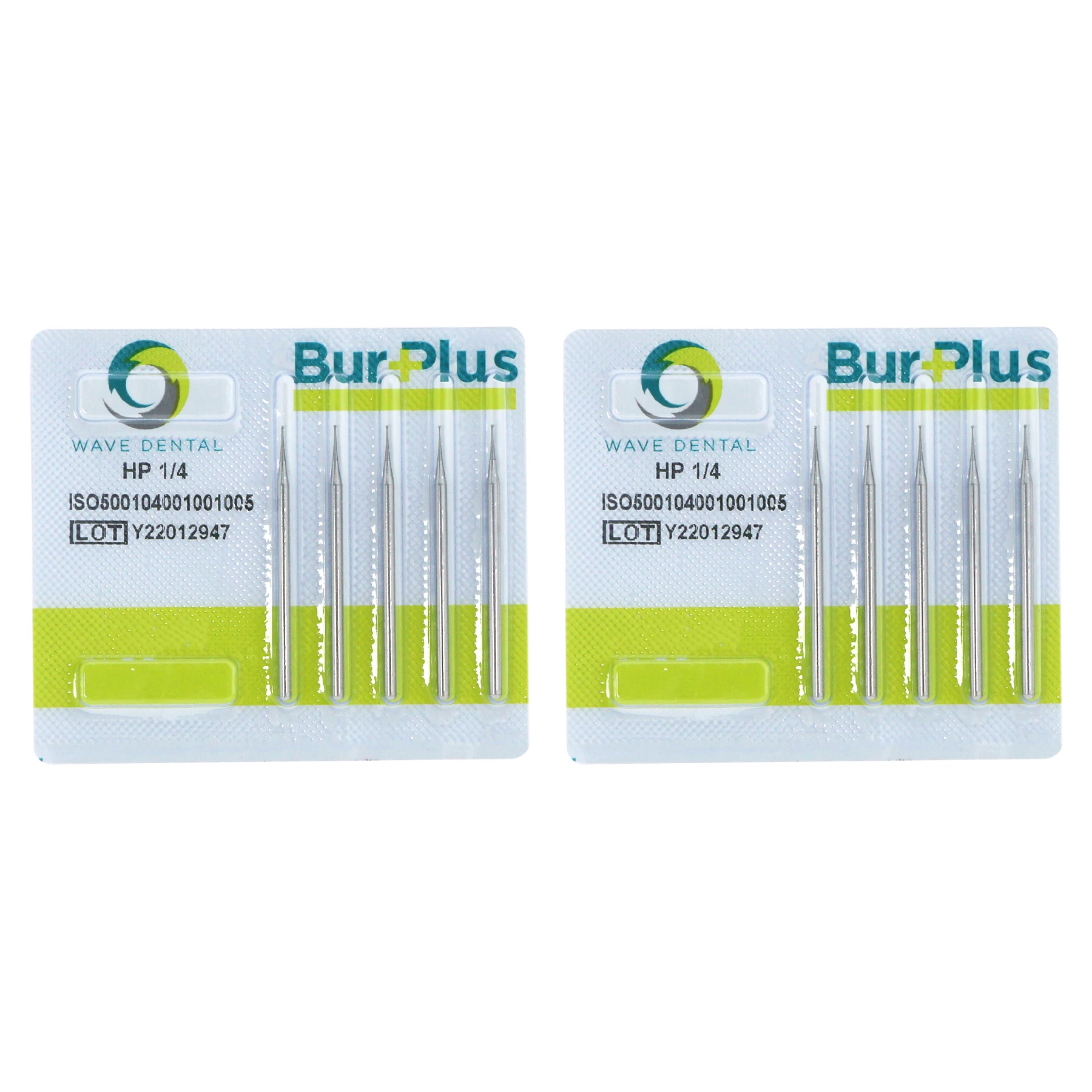 10 Stück WAVE Dental Burs Bohrer rundes gerades Handstück HP1/4 Kopfdurchmesser 0,5 mm Schaftdurchmesser 2,35 mm