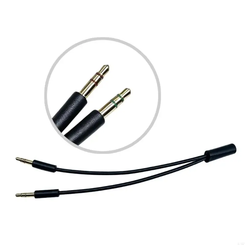 

Double 3.5Mm Male To Female Souind Adapters Cable for GPRO GPRO G233 G433 Headphones For PC And Laptop K1KF