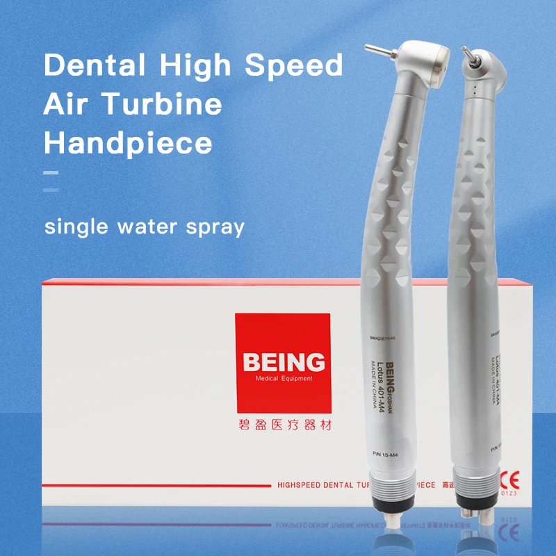 Foshan Best Supplier Being Dental High Speed Handpiece Air Turbine Single Water Spray Surgical Mini Head