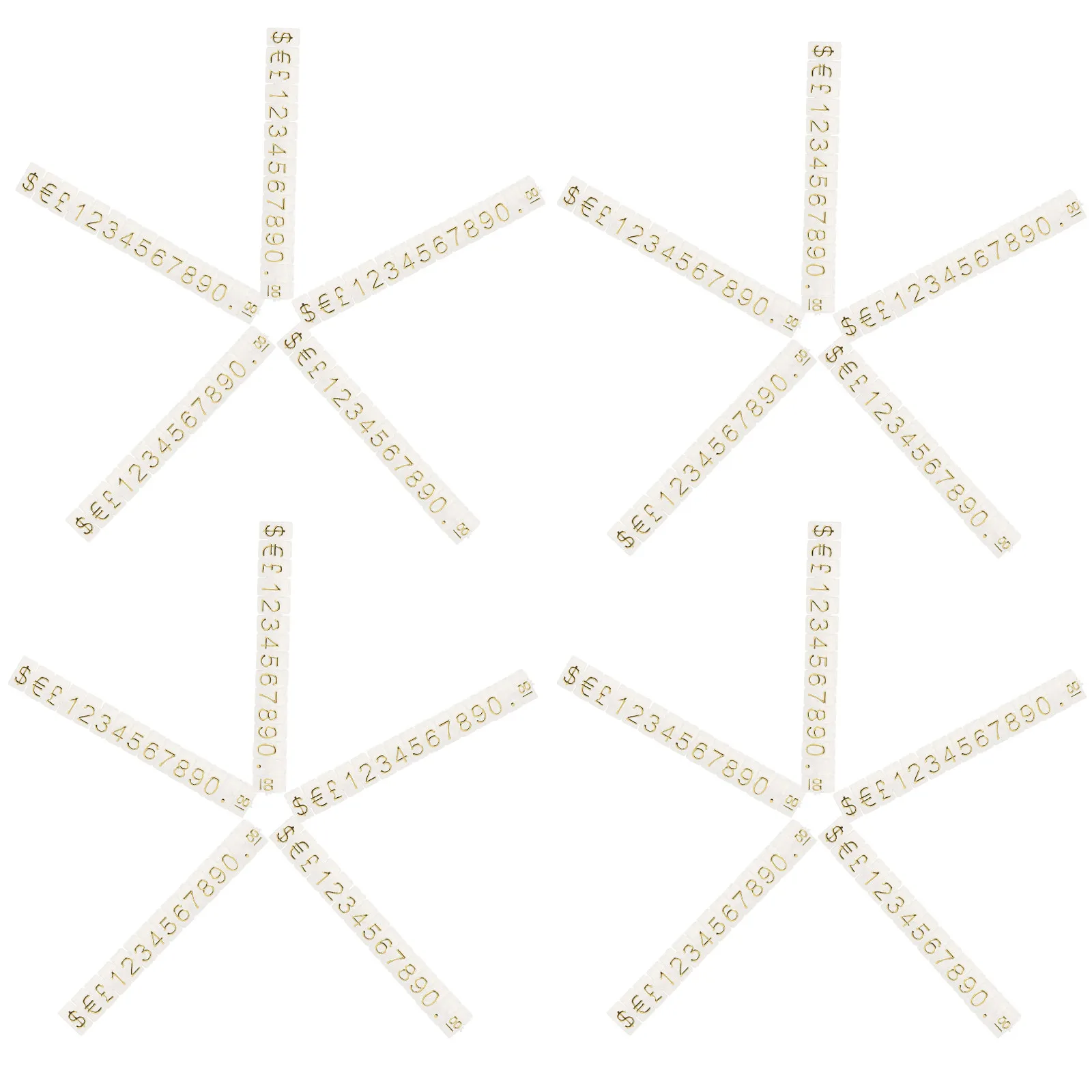 

20Pcs Price Tag Cube Jewelry Price Tags Adjustable Removable Display Stand Pricing Blocks for Retail Shops Jewelry Tag