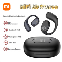 Xiaomi HiFi 9D Stereo Bluetooth 5.3 Bone Conduction Earphones Wireless Sports Earbuds Waterproof Touch Control Noise Reduction