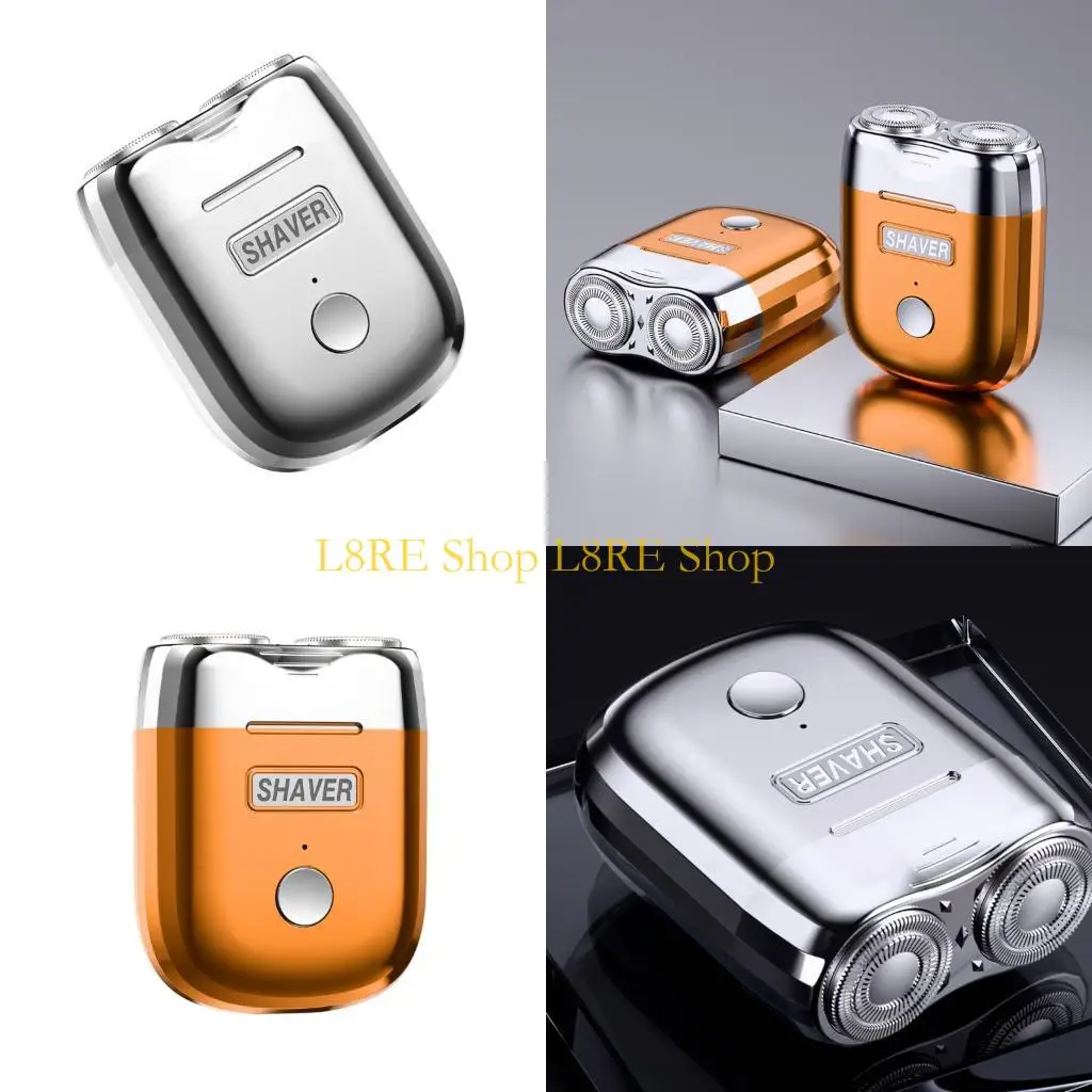 

L8RE Эффективные двойные электрические бритвы для быстрого ухода за зарядкой USB -зарядка.