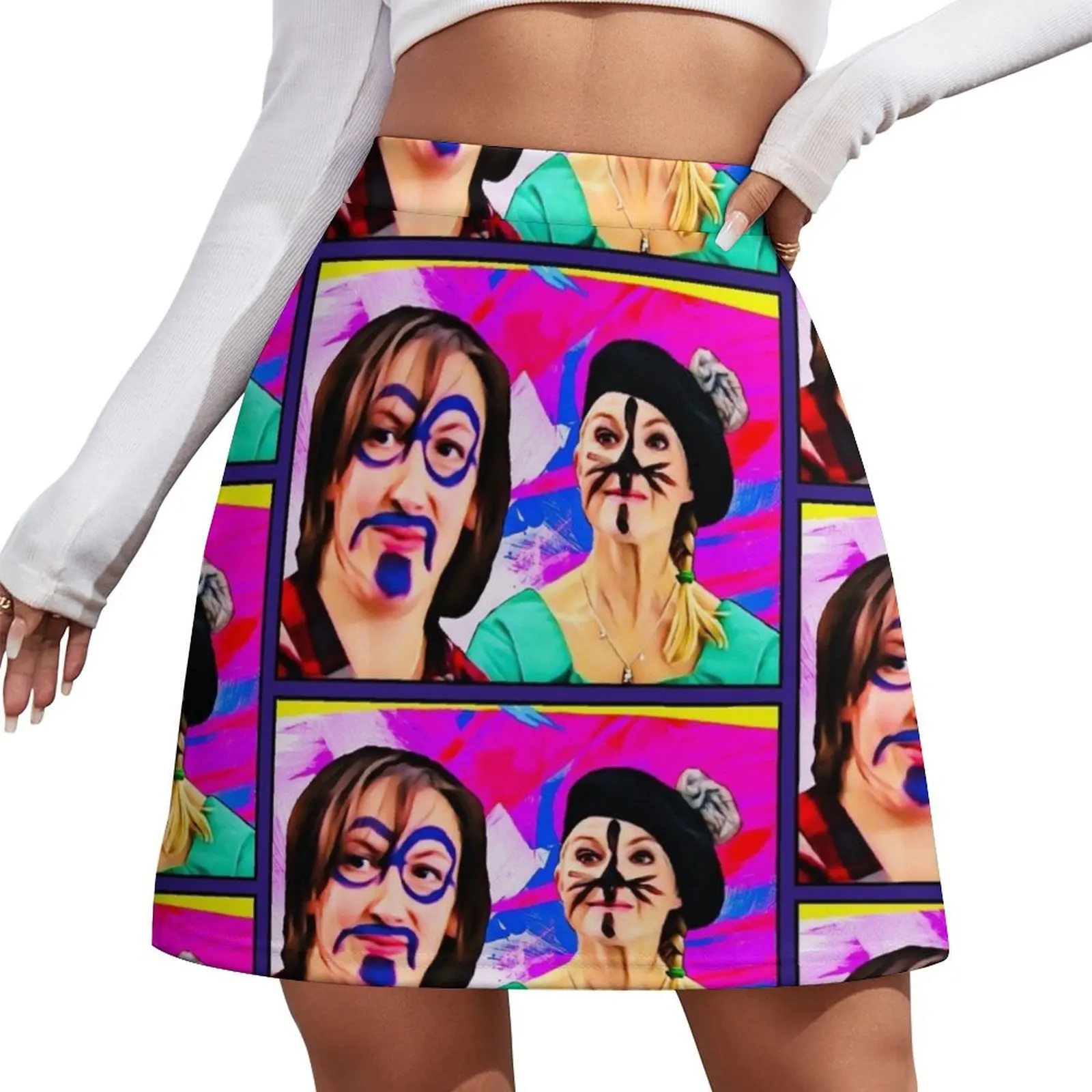 

Miranda and Stevie Go To a Painting Class Mini Skirt women's clothing trend 2026 fairy core clothing women summer 2026