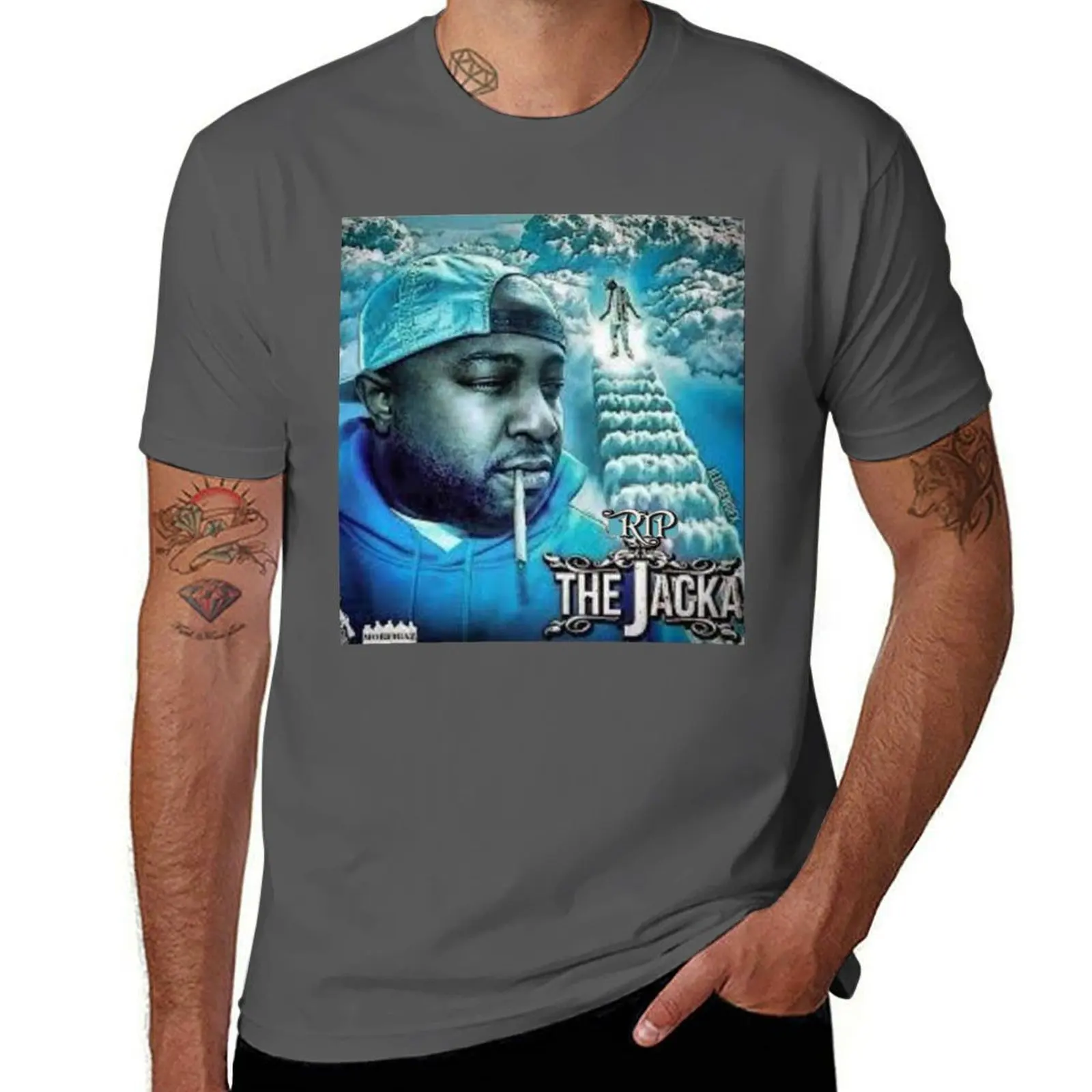 

figaz MOB rip the jacka T-Shirt High Elasticity Sports Tee Shirt