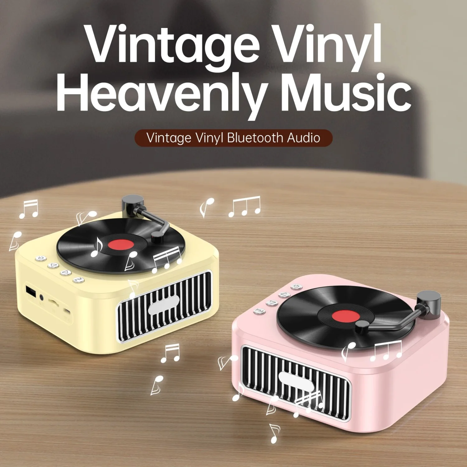 

Tiny Smart Cartoon Retro Bluetooth Speaker Subwoofer Portable Doll Small High Sound Quality Overweight Low High-End