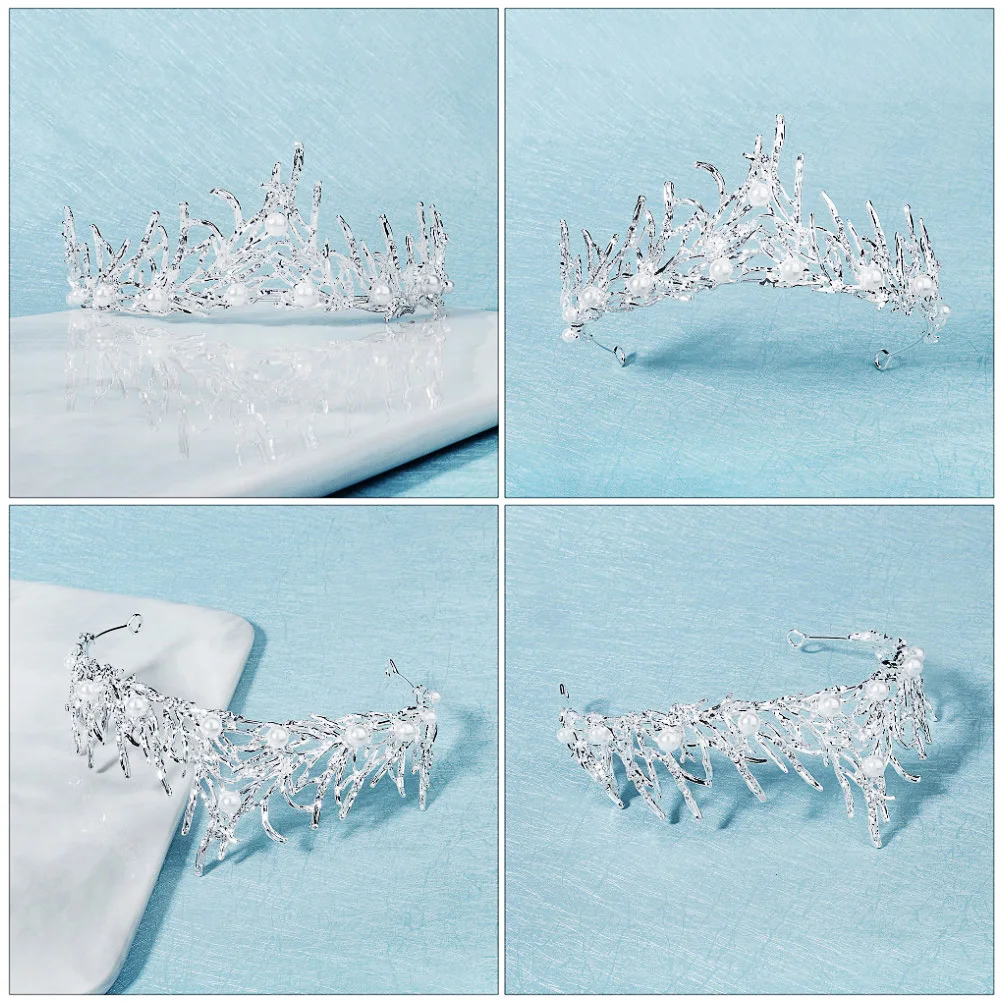 

1 шт., винтажная ветка в стиле барокко, прочная легкая свадебная корона для головы невесты, свадебный головной убор, украшения для волос