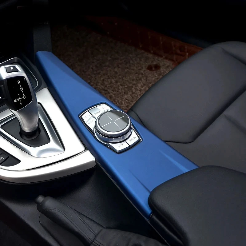 

Для BMW 3 4 серии 3GT F34 F36 F30 13-18 Автомобильная крышка мультимедийной панели iDrive, центральная переключение передач, мультимедийная кнопка, накладка