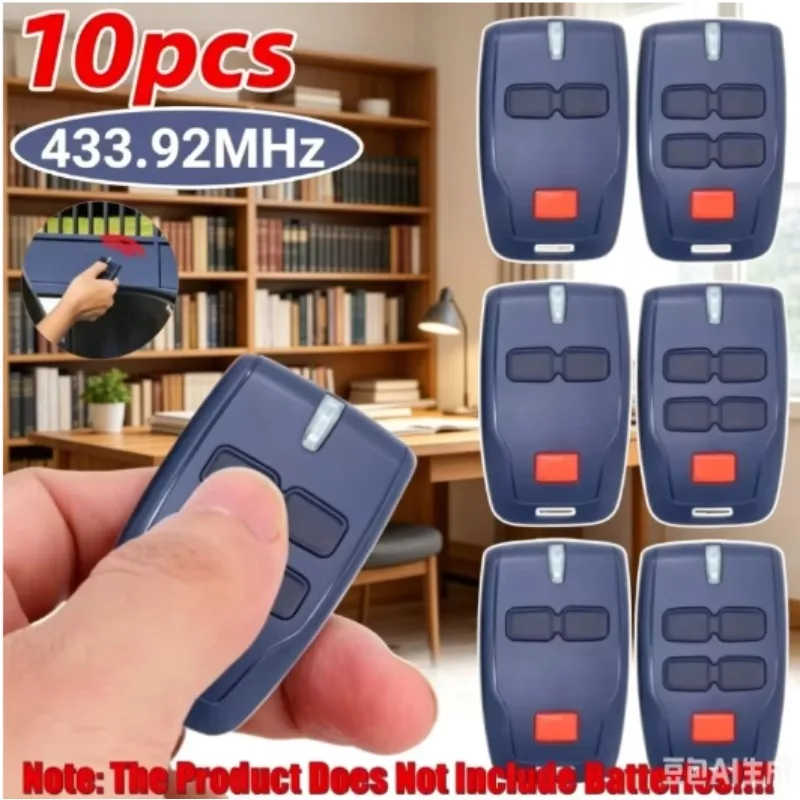 10PCS 433.92MHz Rolling Code Garage Door Remote BFT MITTO2 MITTO4 RCB02 RCB04 KLEIO COOL C2 C4 Universal 2CH Receiver ERREKA DEA