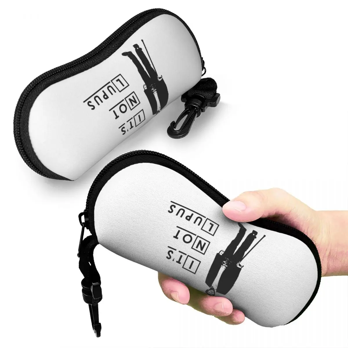 

Dr House - It's Not Lupus Shell Чехол для очков Защитная коробка для солнцезащитных очков Женская и мужская мягкая сумка для очков